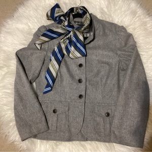 Banana Republic Gray Wool Jacket